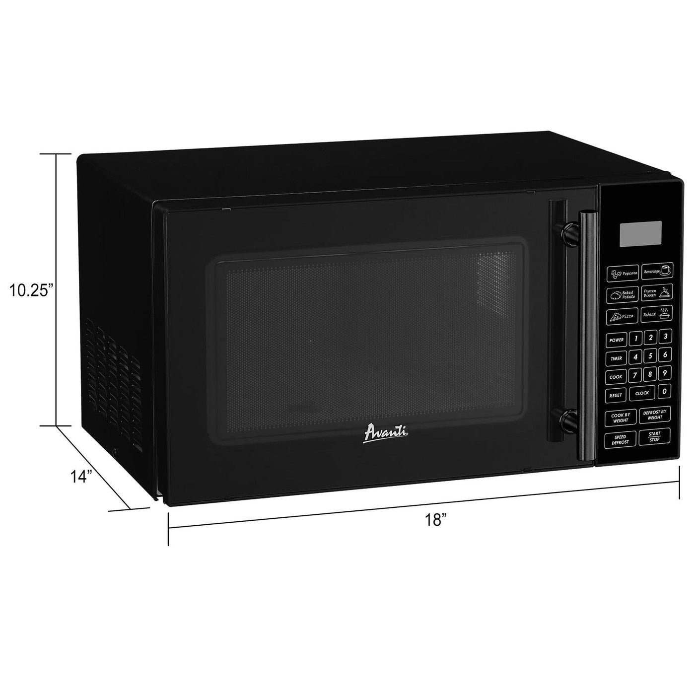 Avanti Countertop Microwave Oven, 0.8 cu. ft. Capacity - Black / 0.8 cu. ft.