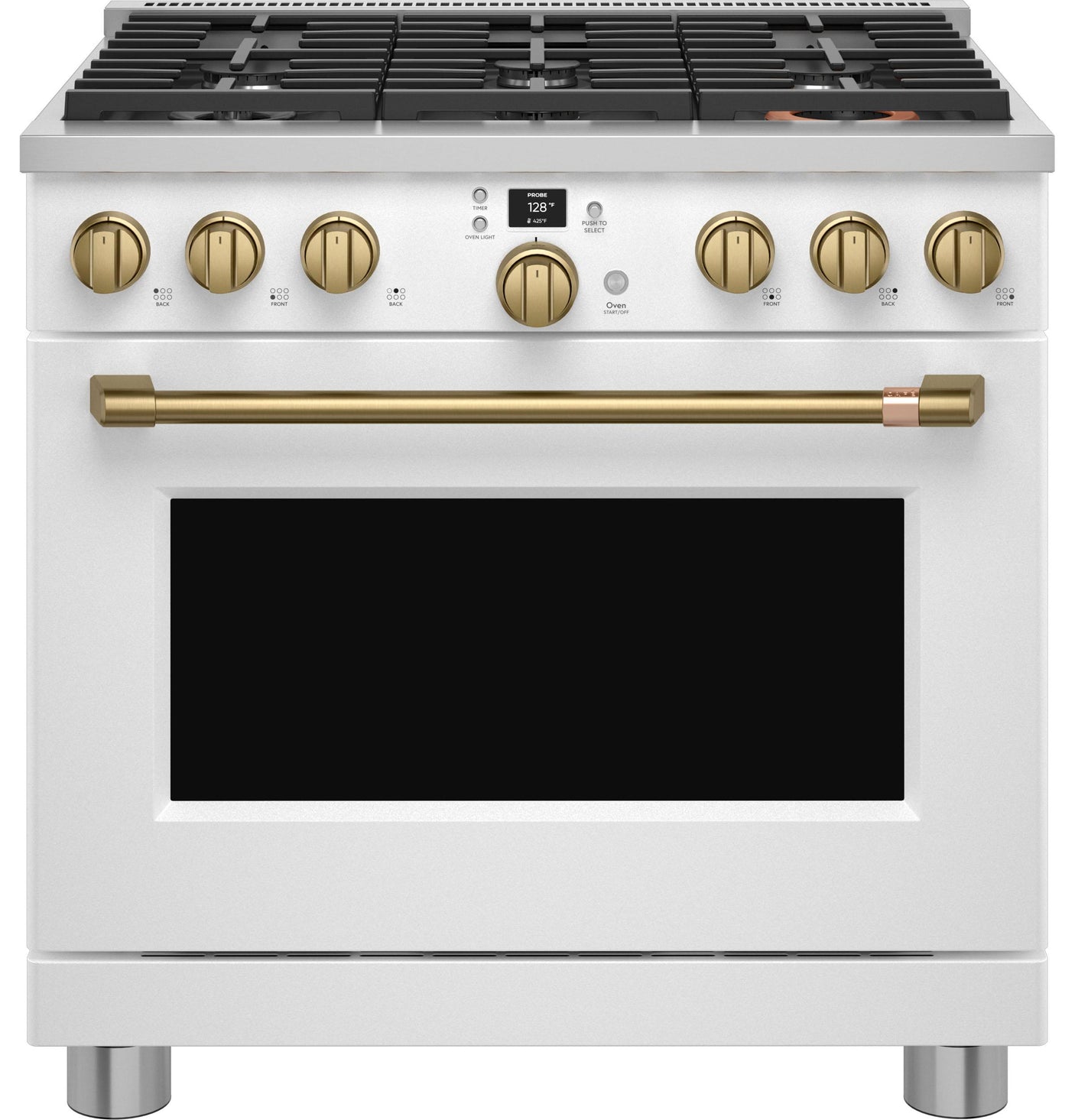 Café™ 36" Smart All-Gas Commercial-Style Range with 6 Burners (Natural Gas)