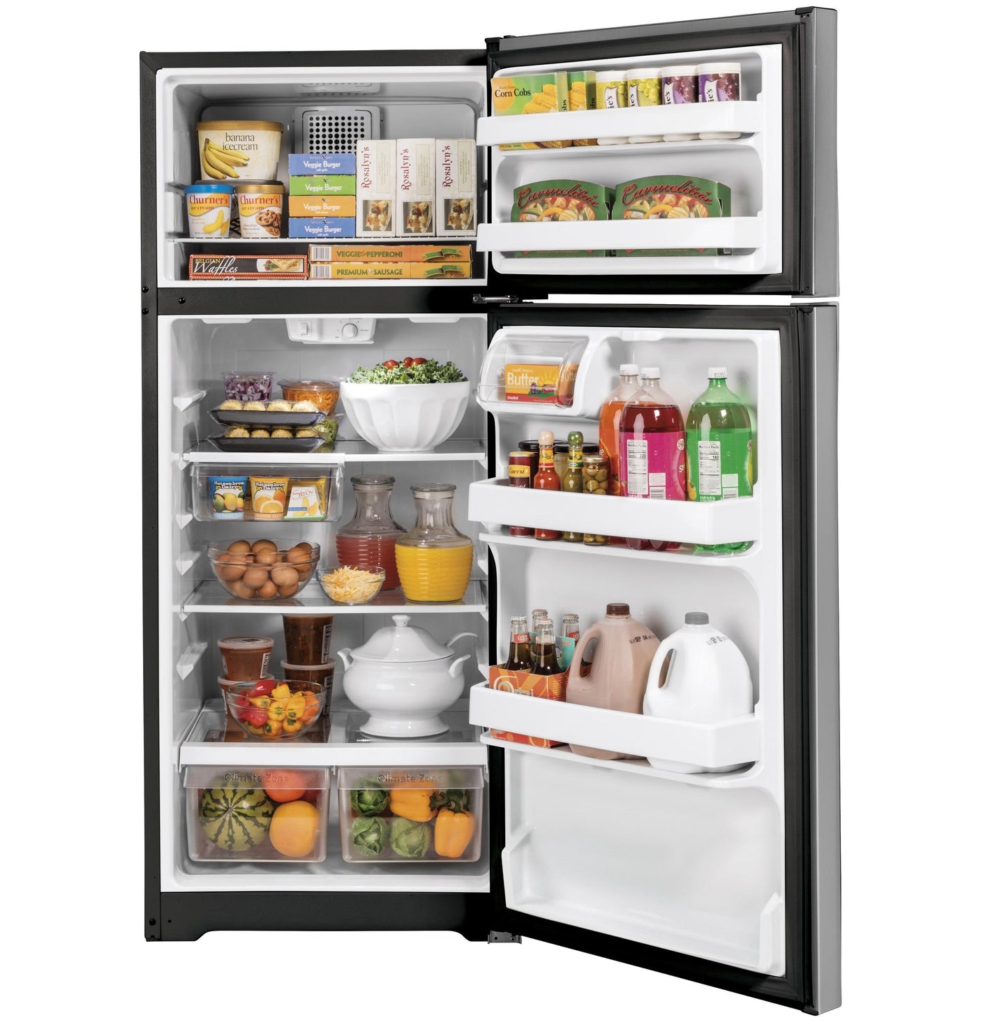 GE® ENERGY STAR® 16.6 Cu. Ft. Top-Freezer Refrigerator