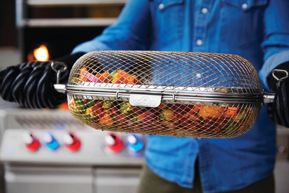 NAPOLEON BBQ 64000 Rotisserie Grill Basket Park Ave Appliance