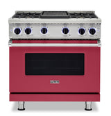 36" Sealed Burner Gas Range - VGR7362 Viking 7 Series