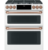 Café™ 30" Smart Slide-In, Front-Control, Dual-Fuel, Double-Oven Range with Convection