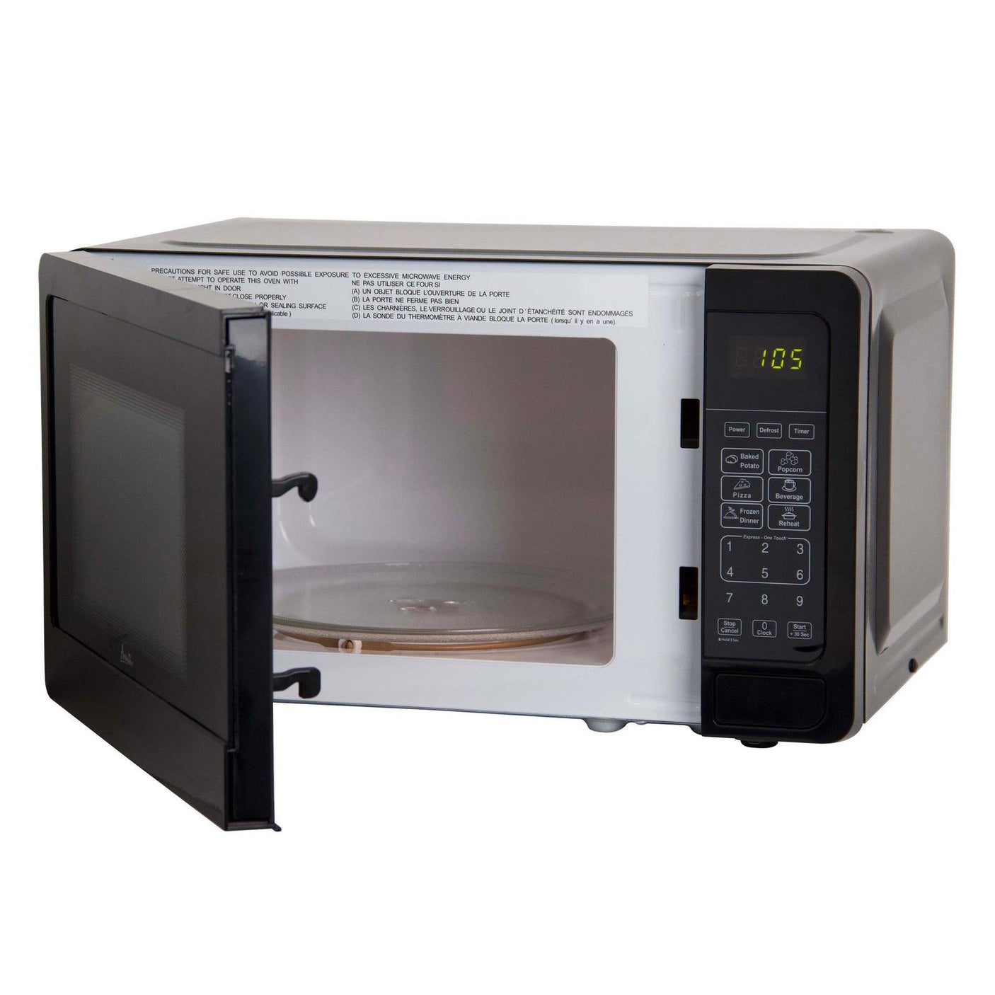 Avanti Countertop Microwave Oven, 0.7 cu. ft. - Black / 0.7 cu. ft.