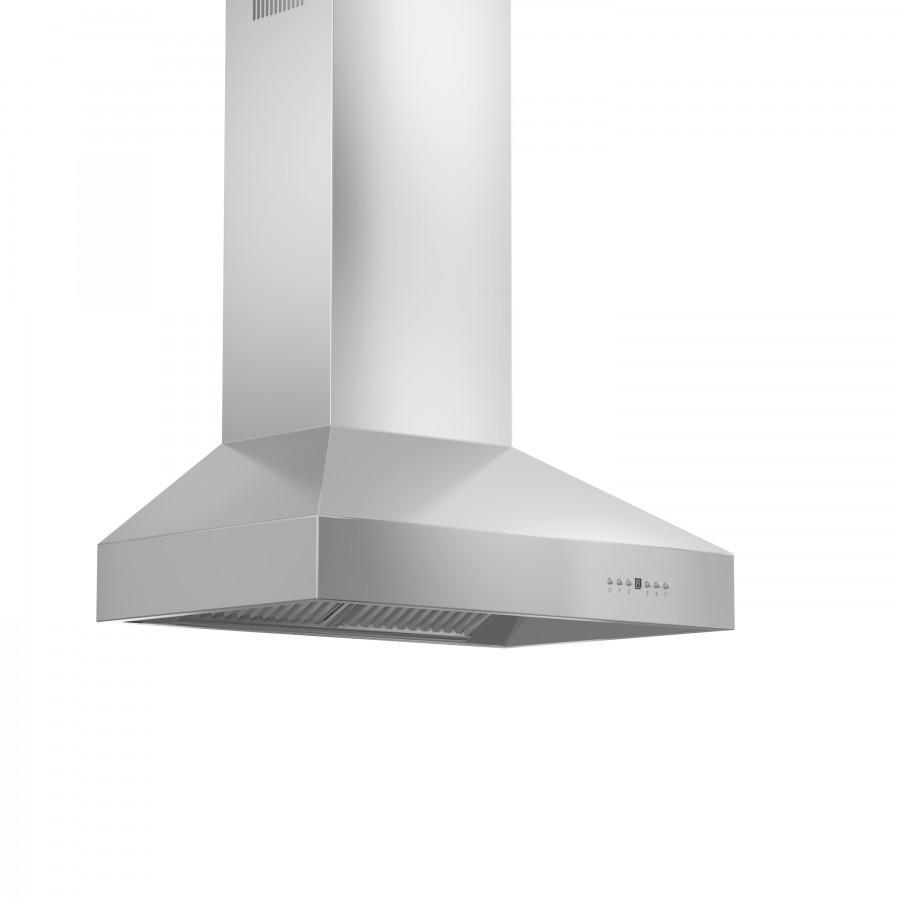 ZLINE Wall Mount Range Hood in Stainless Steel - Includes Remote Blower 400/700CFM Options (697-RD/RS)