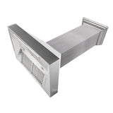 ZLINE DuraSnow Stainless Steel Range Hood With White Matte Shell (8654WM)