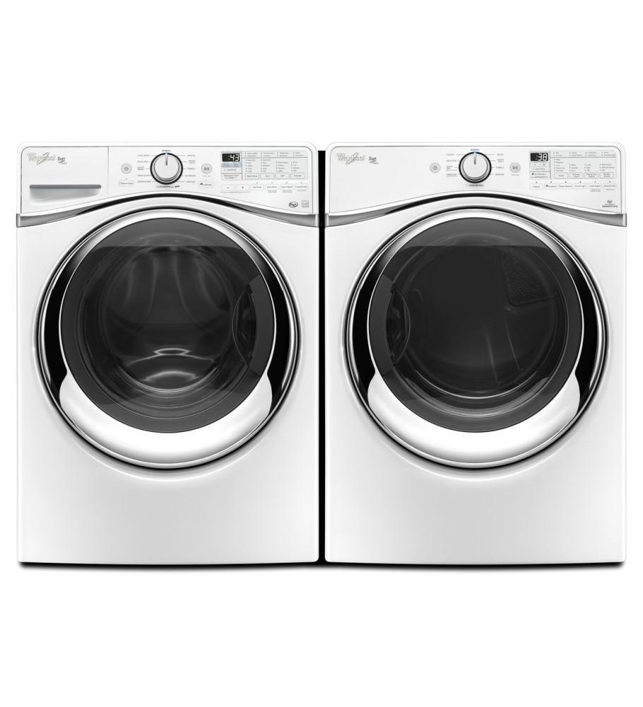 7.3 cu. ft. Duet® Front Load Gas Steam Dryer with SilentSteel™ Dryer Drum