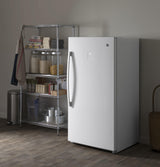 GE® ENERGY STAR® 17.3 Cu. Ft. Frost-Free Garage Ready Upright Freezer