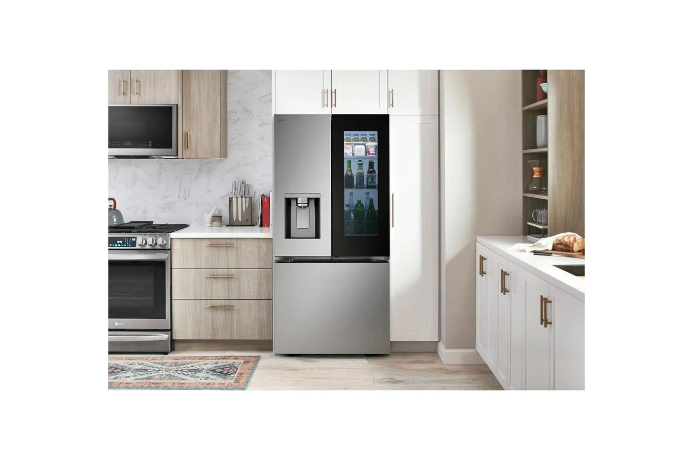 25 cu. ft. Smart Standard-Depth MAX™ French Door Refrigerator with InstaView® Door-in-Door® and Craft Ice™