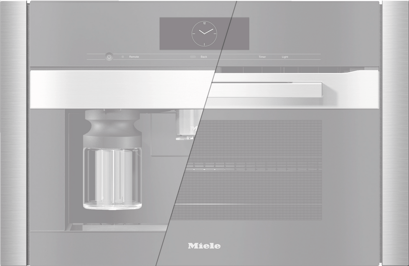 Trim kit for 27" x 18" niche - for installation of a built-in appliance with 24" width x 18" height.