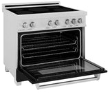 ZLINE 36" 4.6 cu. ft. Induction Range with a 5 Element Stove and Electric Oven (RAINDS-36) [Color: Black Matte]