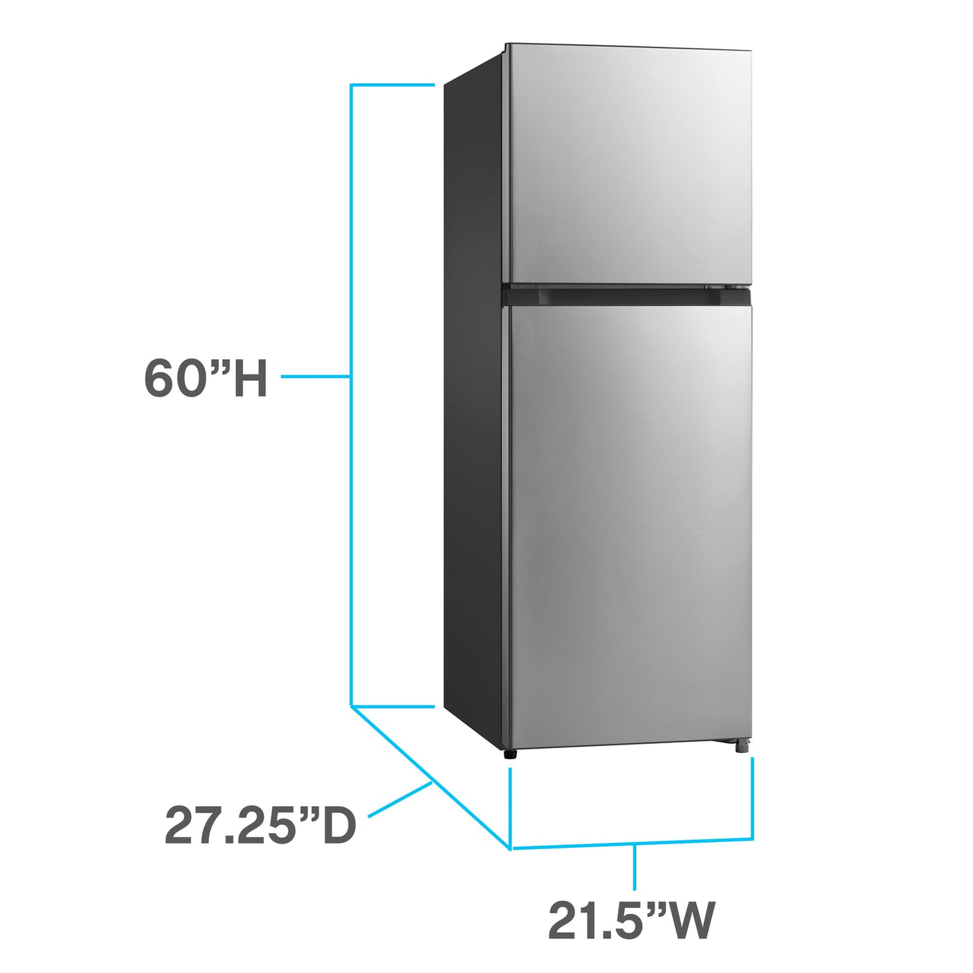 Avanti Frost-Free Apartment Size Refrigerator, 10.1 cu. ft. - White / 10.1 cu. ft.