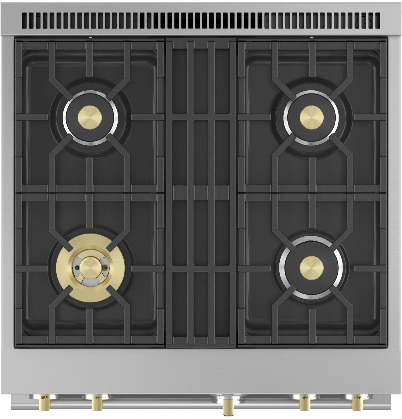 Monogram 30" Dual-Fuel Professional Range with 4 Burners