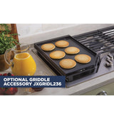 GE® 36" Built-In Gas Cooktop with 5 Burners and Dishwasher Safe Grates