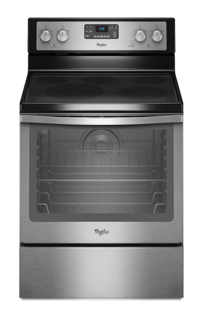 6.2 cu. ft. Capacity Electric Range with AquaLift® Self-Clean Technology