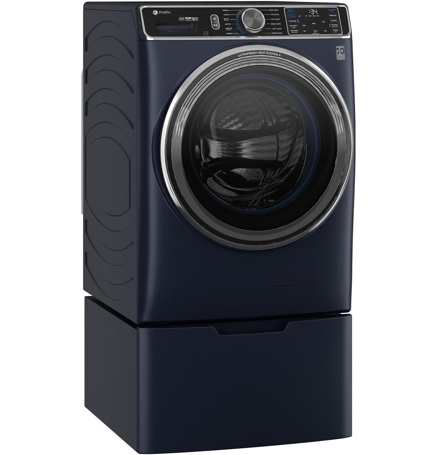 GE Profile™ 5.3 cu. ft. Capacity Smart Front Load ENERGY STAR® Washer with UltraFresh™ Vent System+ with OdorBlock™