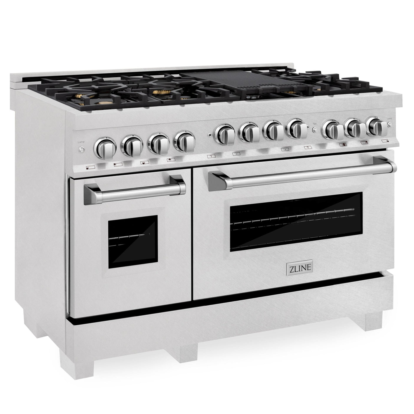 ZLINE 48" 6.0 cu. ft. Range with Gas Stove and Gas Oven in ZLINE DuraSnow Stainless Steel® (RGS-SN-48) [Color: Durasnow Stainless Steel]