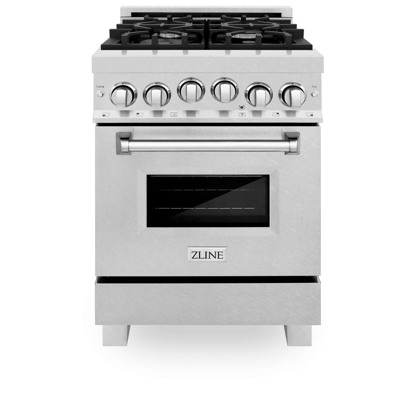 ZLINE 24 in. 2.8 cu. ft. Range with Gas Stove and Gas Oven in DuraSnow Stainless Steel (RGS-SN-24) [Color: DuraSnow Stainless Steel]