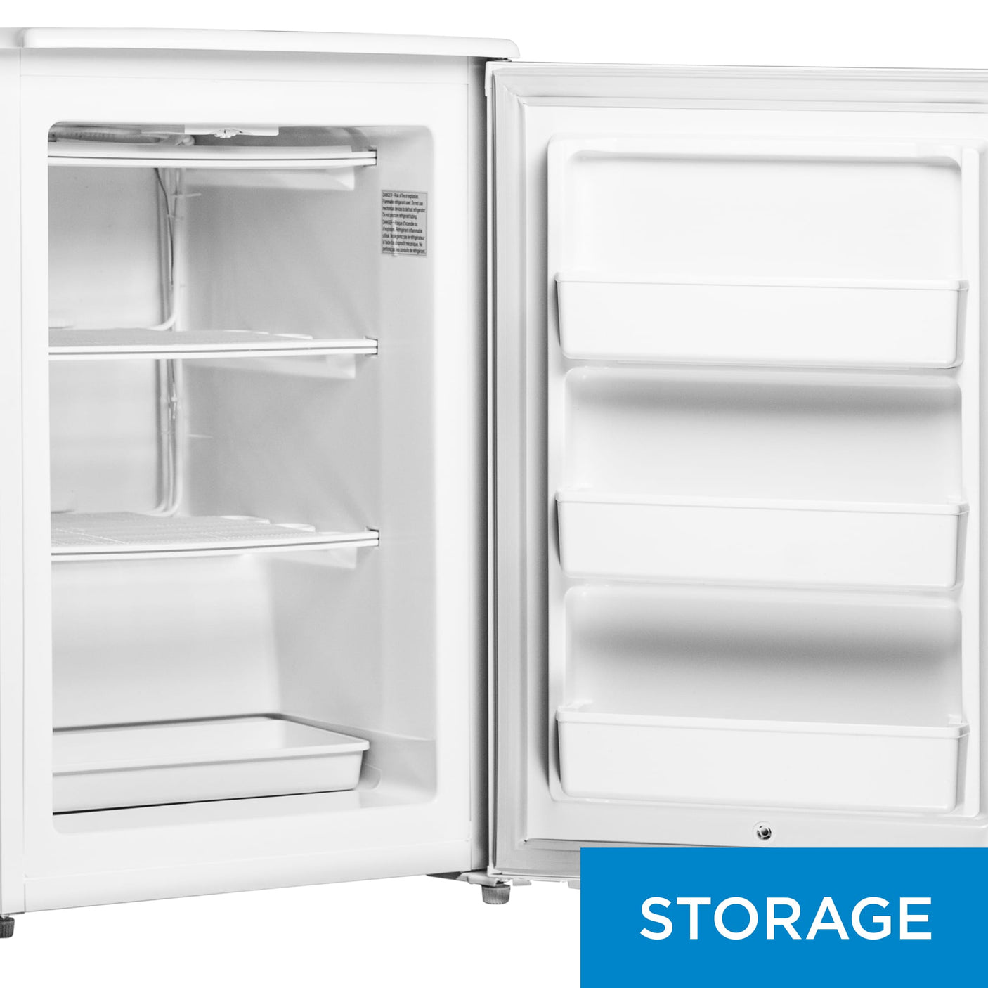 Danby Designer 4.3 cu. ft. Upright Freezer in White