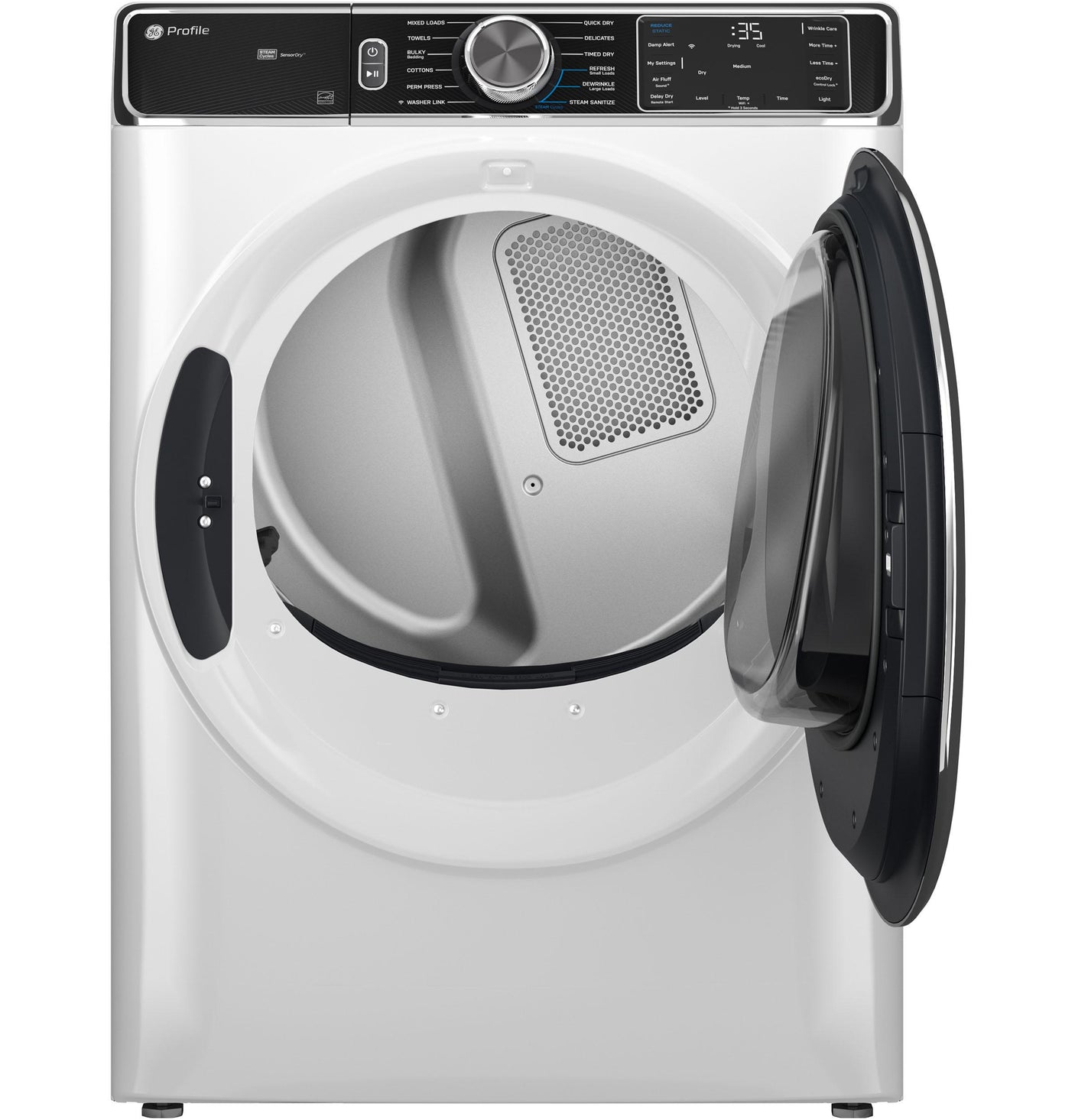 GE Profile™ 7.8 cu. ft. Capacity Smart Front Load Gas Dryer with Steam and Sanitize Cycle