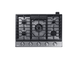 Transitional 30" Gas Cooktop, Silver Stainless Steel, Natural Gas/Liquid Propane
