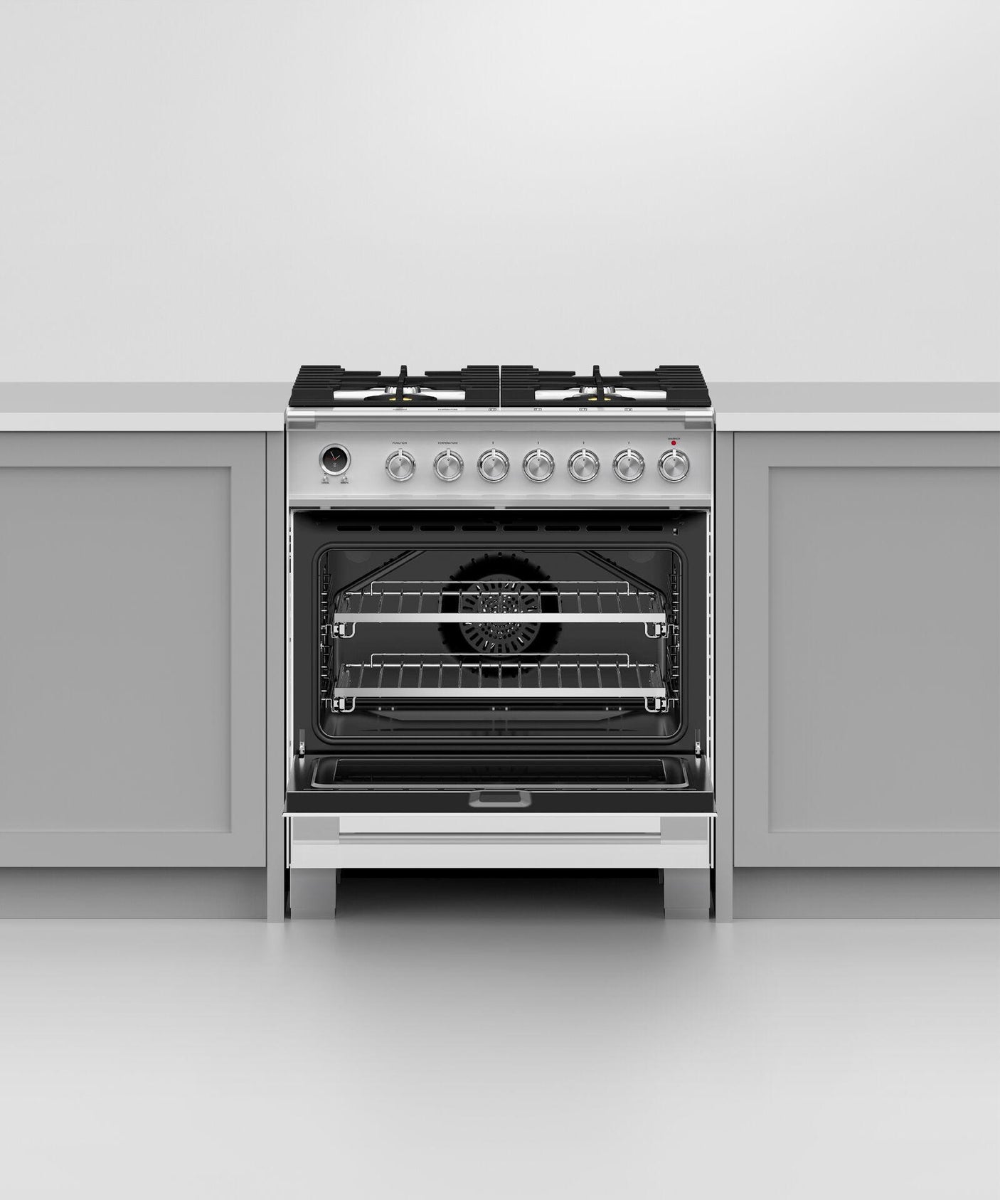 30" Series 9 Classic 4 Burner Dual Fuel Self-Cleaning Range