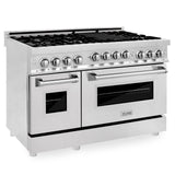 ZLINE 48" 6.0 cu. ft. Range with Gas Stove and Gas Oven in Stainless Steel (RG48) [Color: Stainless Steel]