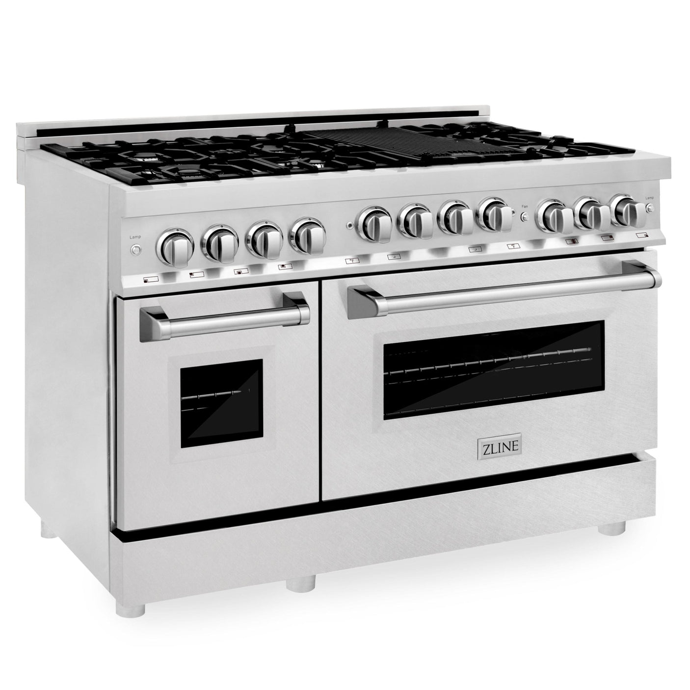 ZLINE 48" 6.0 cu. ft. Range with Gas Stove and Gas Oven in Stainless Steel (RG48) [Color: White Matte]