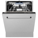 ZLINE 24" Tallac Series 3rd Rack Dishwasher with Traditional Handle, 51dBa (DWV-24) [Color: Red Gloss]