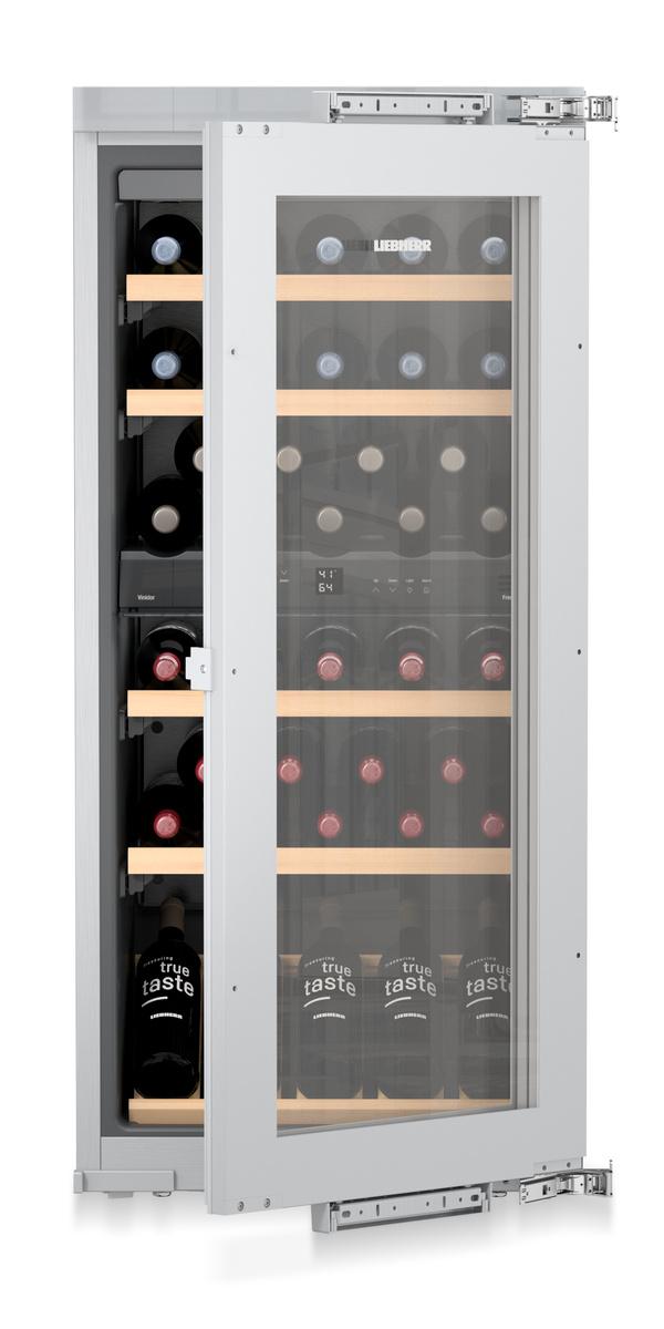 Built-in multi-temperature wine fridge