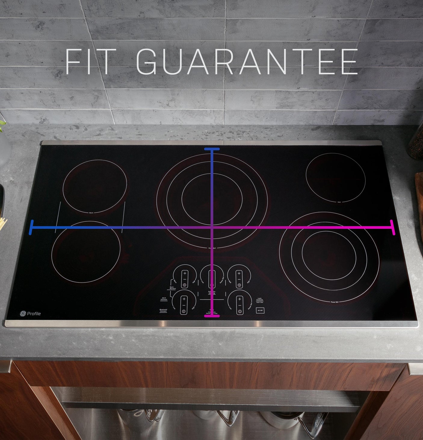 GE Profile™ 36" Built-In Touch Control Induction Cooktop