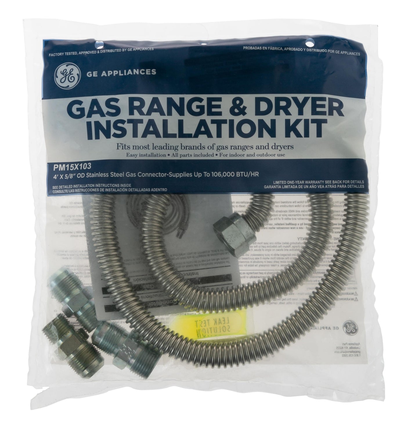 Gas Range & Dryer Installation Kit