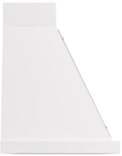 Nostalgie 60 Inch White Wall Mount Convertible Range Hood