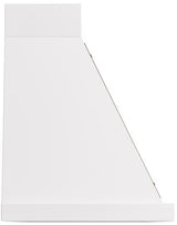 Nostalgie 60 Inch White Wall Mount Convertible Range Hood