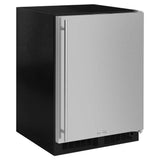 24-In Built-In Refrigerator Freezer With Crescent Ice Maker with Door Style - Stainless Steel