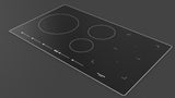 36" INDUCTION COOKTOP WITH BRUSHED ALUMINUM TRIM