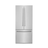 ZLINE 36" 19.6 cu. ft. Built-In 3-Door French Door Refrigerator with Internal Water and Ice Dispenser in Stainless Steel (RBIV-304-36)