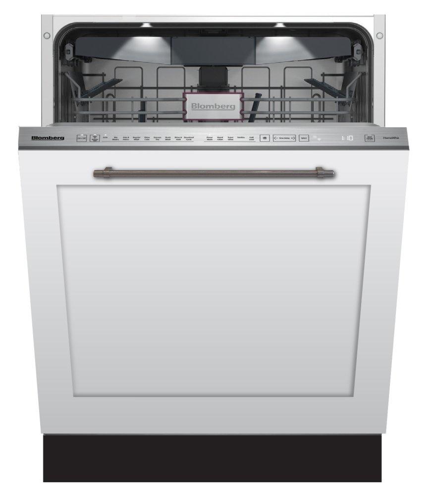 24in Dishwasher Overlay 45dBA top digital touch control 3rd rack 8 cycle, active vent drying, beam on floor, interior light