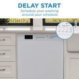 Danby 24" Wide Built-in Dishwasher in White