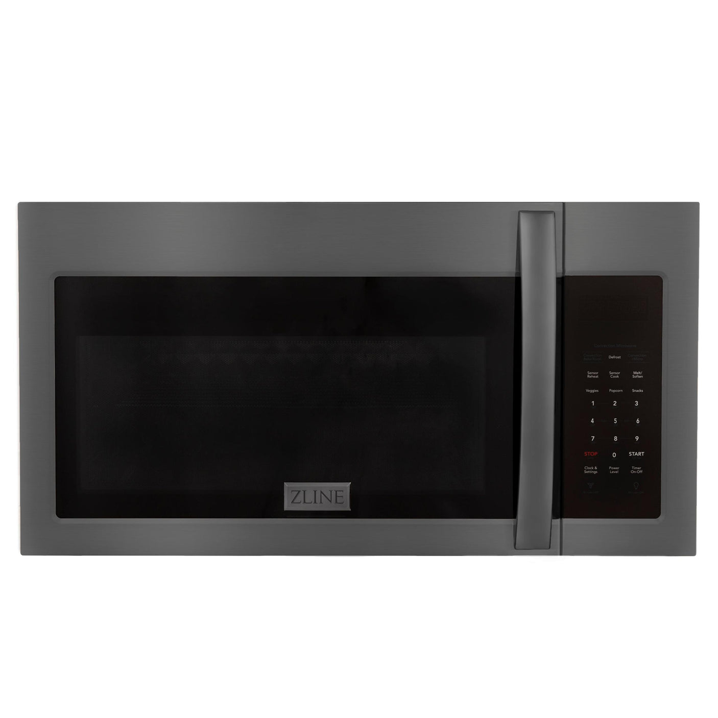 ZLINE Over the Range Convection Microwave Oven with Modern Handle and Color Options (MWO-OTR) [Color: Black Stainless Steel]