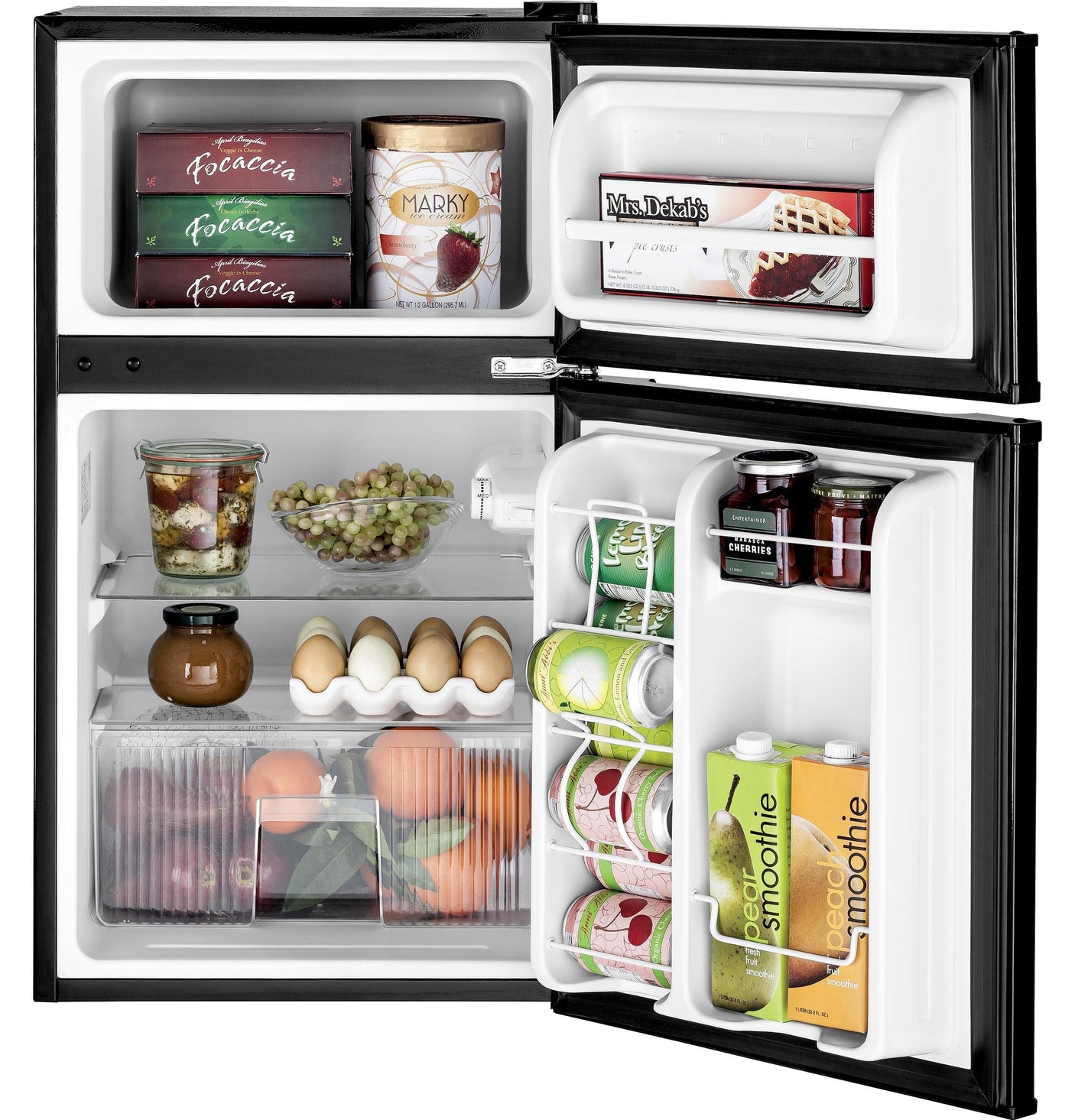 GE® ENERGY STAR® Double-Door Compact Refrigerator