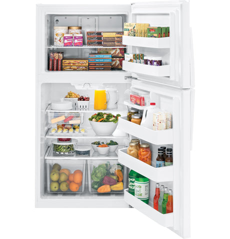 GE® ENERGY STAR® 21.1 Cu. Ft. Top-Freezer Refrigerator