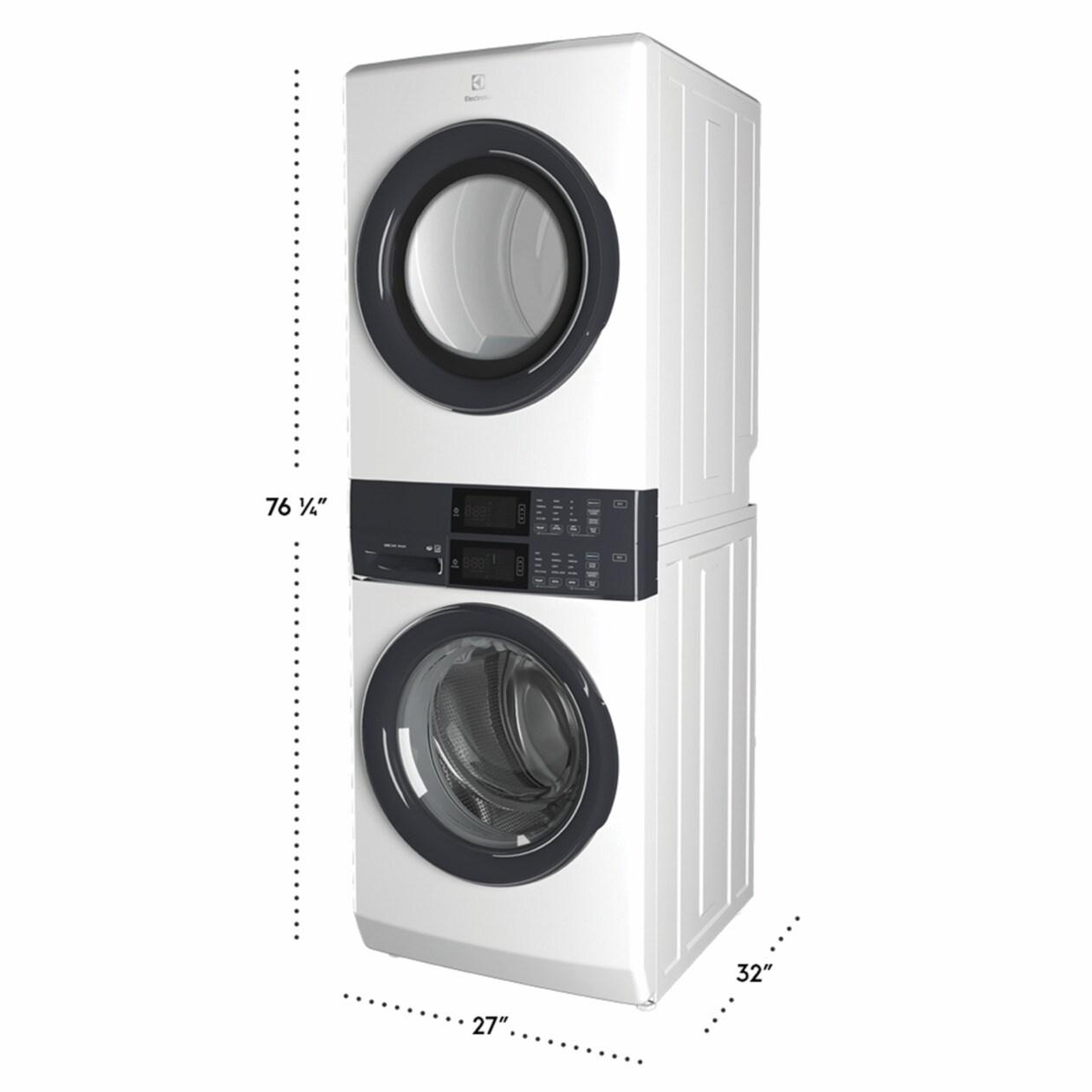 Electrolux Laundry Tower Single Unit Front Load 4.4 Cu. Ft. Washer & 8 Cu. Ft. Electric Dryer