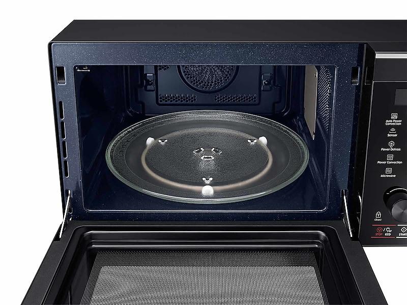 1.1 cu. ft. PowerGrill Countertop Microwave with Power Convection in Black Stainless Steel