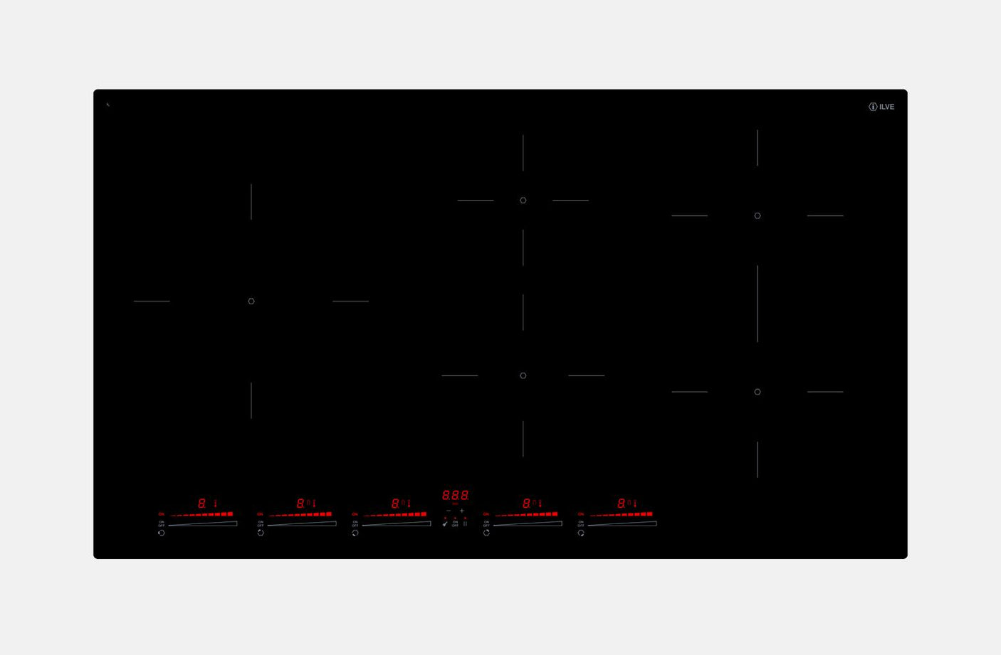 ILVE UHCI36TCRP Professional Plus II 36" Induction Cooktop