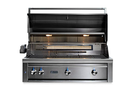 42" Built-In Grill w/ Rotisserie - Limestone