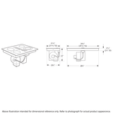 GE Profile™ 30" Downdraft Electric Cooktop