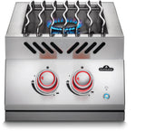 Built-in 700 Series Inline Dual Range Top Burner with Stainless Steel Cover , Natural Gas, Stainless Steel