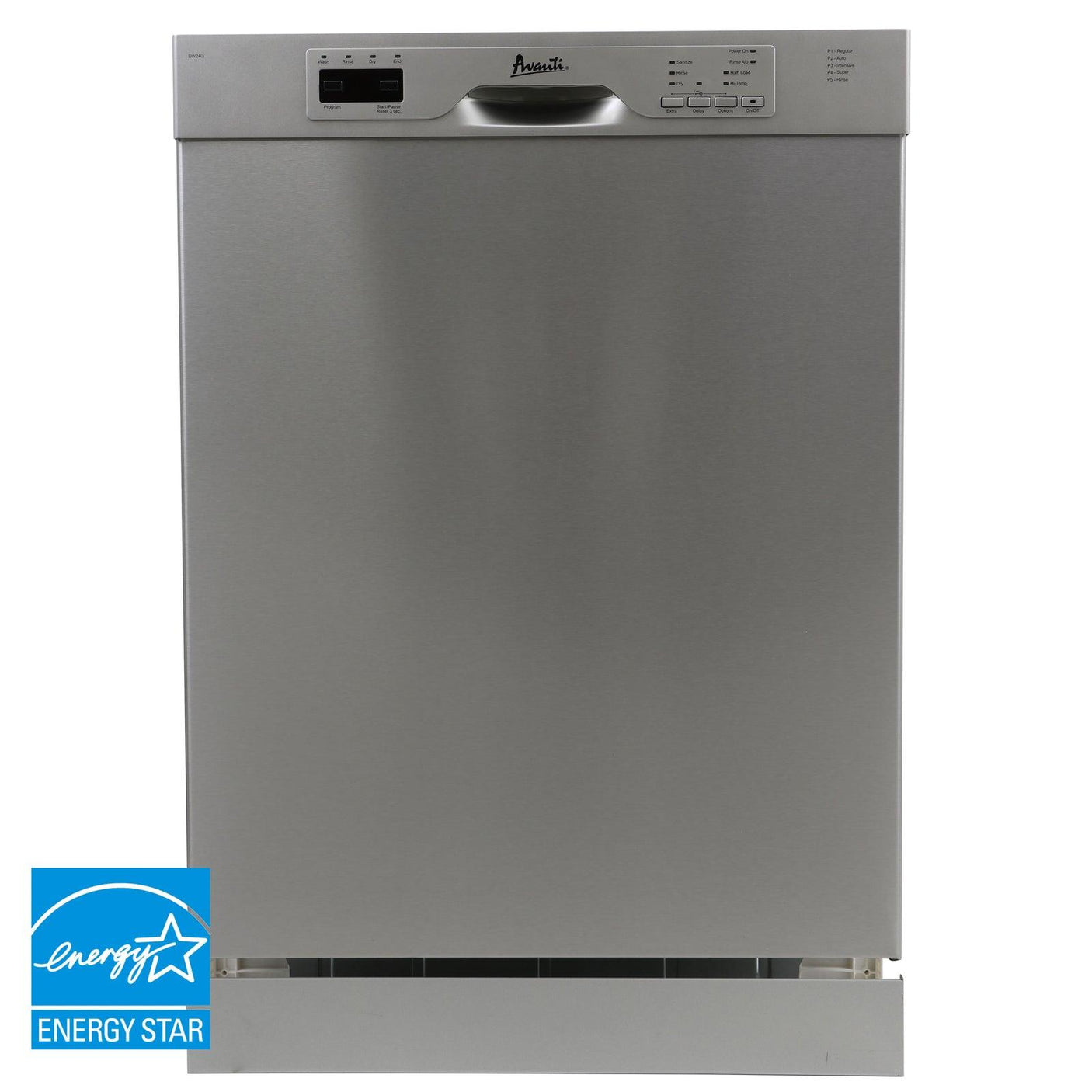 24" Built In Dishwasher - Stainless Steel