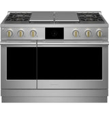 Monogram 48" Dual-Fuel Professional Range with 4 Burners, Grill, and Griddle