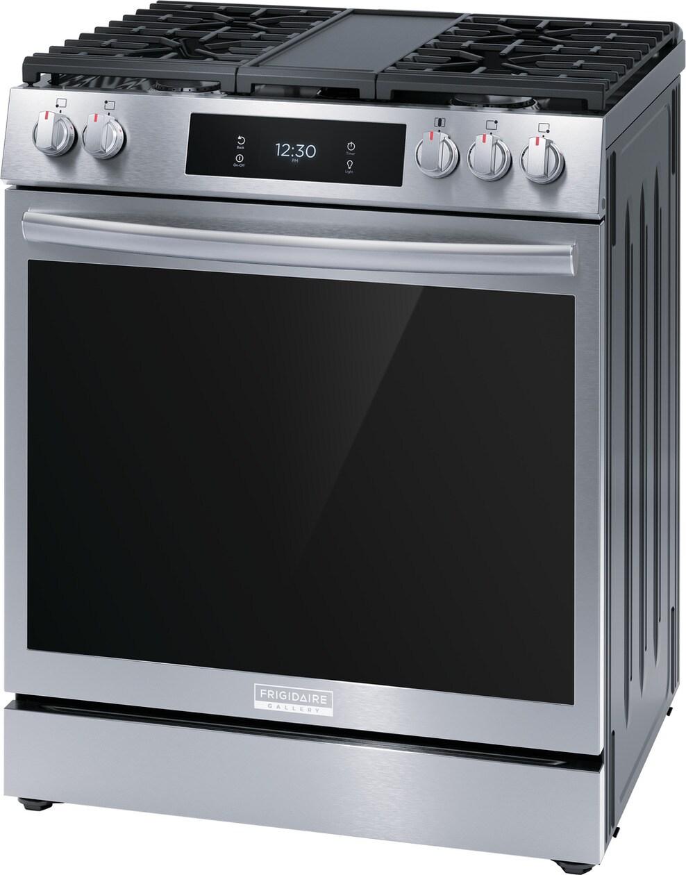 Frigidaire Gallery 30" Front Control Gas Range with Total Convection